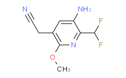 3-Amino-2-(difluoromethyl)-6-methoxypyridine-5-acetonitrile