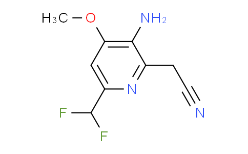 AM131031 | 1806890-52-7 | 3-Amino-6-(difluoromethyl)-4-methoxypyridine-2-acetonitrile
