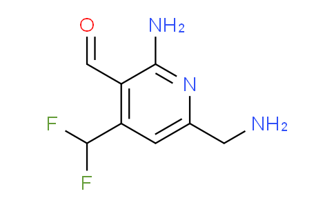 2-Amino-6-(aminomethyl)-4-(difluoromethyl)pyridine-3-carboxaldehyde