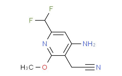 4-Amino-6-(difluoromethyl)-2-methoxypyridine-3-acetonitrile