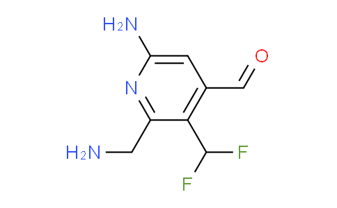 6-Amino-2-(aminomethyl)-3-(difluoromethyl)pyridine-4-carboxaldehyde