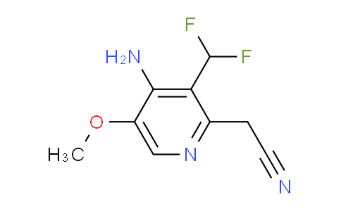 AM131043 | 1805370-49-3 | 4-Amino-3-(difluoromethyl)-5-methoxypyridine-2-acetonitrile