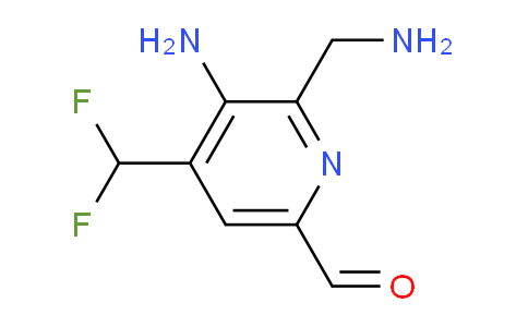 3-Amino-2-(aminomethyl)-4-(difluoromethyl)pyridine-6-carboxaldehyde