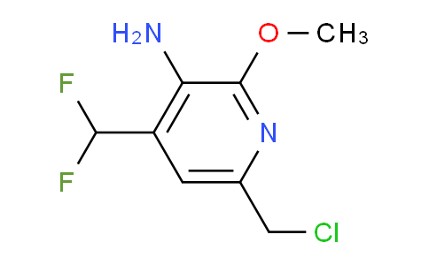 3-Amino-6-(chloromethyl)-4-(difluoromethyl)-2-methoxypyridine