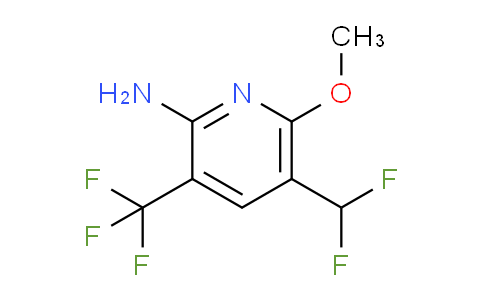 2-Amino-5-(difluoromethyl)-6-methoxy-3-(trifluoromethyl)pyridine