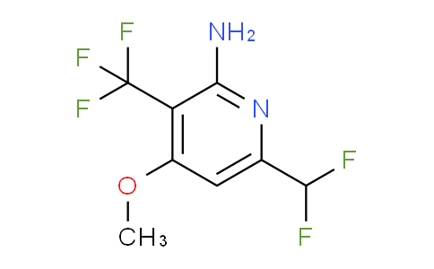 AM131086 | 1806821-44-2 | 2-Amino-6-(difluoromethyl)-4-methoxy-3-(trifluoromethyl)pyridine