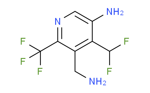 5-Amino-3-(aminomethyl)-4-(difluoromethyl)-2-(trifluoromethyl)pyridine
