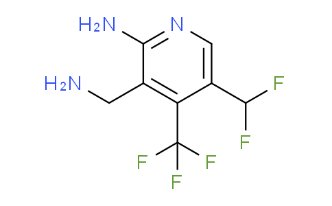 2-Amino-3-(aminomethyl)-5-(difluoromethyl)-4-(trifluoromethyl)pyridine