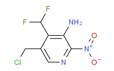 3-Amino-5-(chloromethyl)-4-(difluoromethyl)-2-nitropyridine