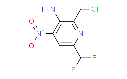 3-Amino-2-(chloromethyl)-6-(difluoromethyl)-4-nitropyridine