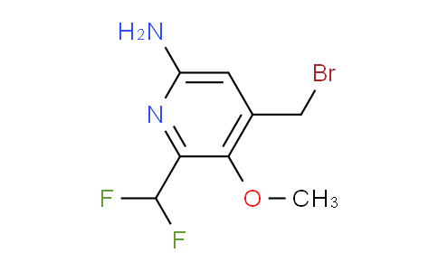 6-Amino-4-(bromomethyl)-2-(difluoromethyl)-3-methoxypyridine