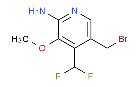 2-Amino-5-(bromomethyl)-4-(difluoromethyl)-3-methoxypyridine