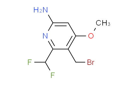 6-Amino-3-(bromomethyl)-2-(difluoromethyl)-4-methoxypyridine