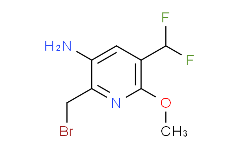3-Amino-2-(bromomethyl)-5-(difluoromethyl)-6-methoxypyridine