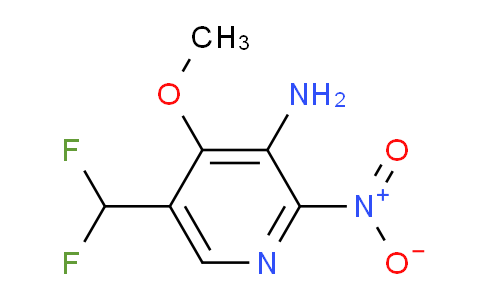 3-Amino-5-(difluoromethyl)-4-methoxy-2-nitropyridine