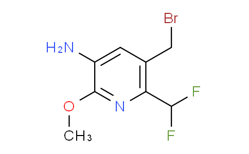 AM131185 | 1804682-23-2 | 3-Amino-5-(bromomethyl)-6-(difluoromethyl)-2-methoxypyridine
