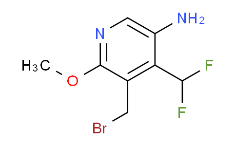 5-Amino-3-(bromomethyl)-4-(difluoromethyl)-2-methoxypyridine