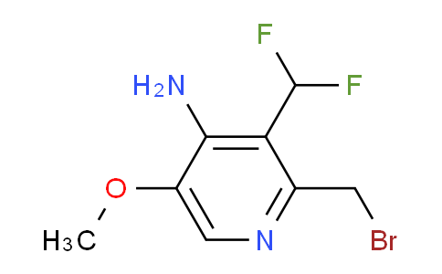 4-Amino-2-(bromomethyl)-3-(difluoromethyl)-5-methoxypyridine