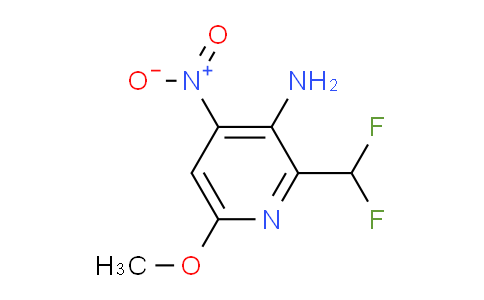 3-Amino-2-(difluoromethyl)-6-methoxy-4-nitropyridine