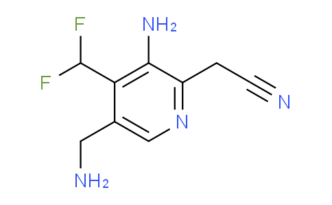 3-Amino-5-(aminomethyl)-4-(difluoromethyl)pyridine-2-acetonitrile