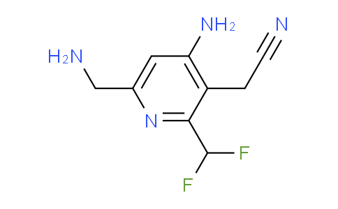 4-Amino-6-(aminomethyl)-2-(difluoromethyl)pyridine-3-acetonitrile