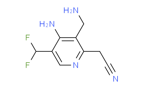 4-Amino-3-(aminomethyl)-5-(difluoromethyl)pyridine-2-acetonitrile