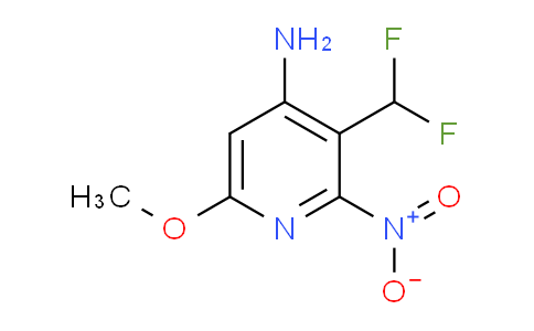 4-Amino-3-(difluoromethyl)-6-methoxy-2-nitropyridine