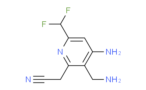 AM131242 | 1804457-36-0 | 4-Amino-3-(aminomethyl)-6-(difluoromethyl)pyridine-2-acetonitrile