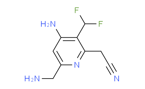 4-Amino-6-(aminomethyl)-3-(difluoromethyl)pyridine-2-acetonitrile
