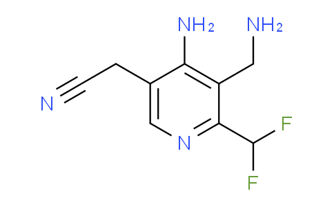 4-Amino-3-(aminomethyl)-2-(difluoromethyl)pyridine-5-acetonitrile