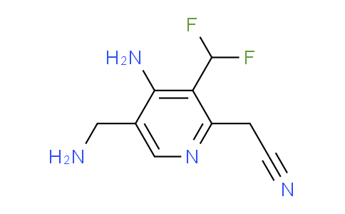 4-Amino-5-(aminomethyl)-3-(difluoromethyl)pyridine-2-acetonitrile