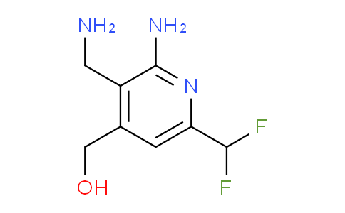 2-Amino-3-(aminomethyl)-6-(difluoromethyl)pyridine-4-methanol