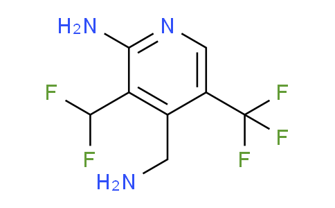 2-Amino-4-(aminomethyl)-3-(difluoromethyl)-5-(trifluoromethyl)pyridine