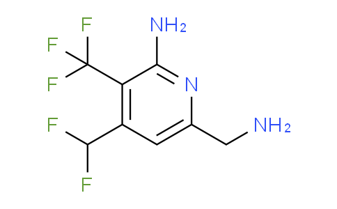 2-Amino-6-(aminomethyl)-4-(difluoromethyl)-3-(trifluoromethyl)pyridine