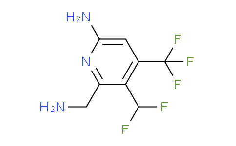 6-Amino-2-(aminomethyl)-3-(difluoromethyl)-4-(trifluoromethyl)pyridine