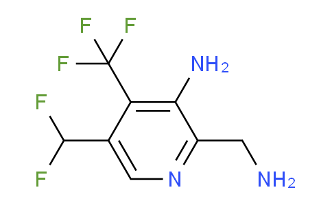 3-Amino-2-(aminomethyl)-5-(difluoromethyl)-4-(trifluoromethyl)pyridine