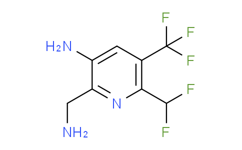 3-Amino-2-(aminomethyl)-6-(difluoromethyl)-5-(trifluoromethyl)pyridine