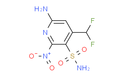 6-Amino-4-(difluoromethyl)-2-nitropyridine-3-sulfonamide