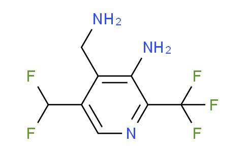 3-Amino-4-(aminomethyl)-5-(difluoromethyl)-2-(trifluoromethyl)pyridine