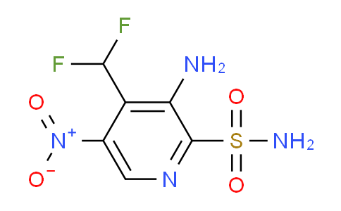 3-Amino-4-(difluoromethyl)-5-nitropyridine-2-sulfonamide