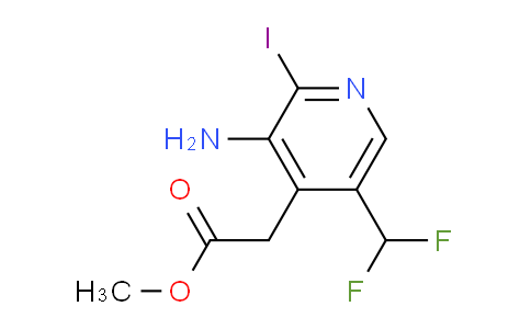 AM131343 | 1805368-82-4 | Methyl 3-amino-5-(difluoromethyl)-2-iodopyridine-4-acetate