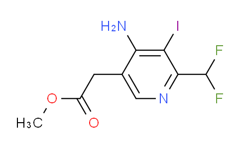AM131345 | 1806810-82-1 | Methyl 4-amino-2-(difluoromethyl)-3-iodopyridine-5-acetate
