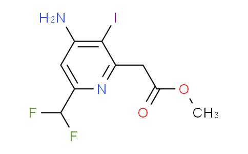 AM131346 | 1804364-68-8 | Methyl 4-amino-6-(difluoromethyl)-3-iodopyridine-2-acetate