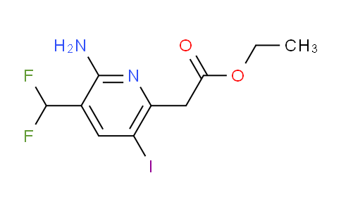 AM131357 | 1805969-84-9 | Ethyl 2-amino-3-(difluoromethyl)-5-iodopyridine-6-acetate