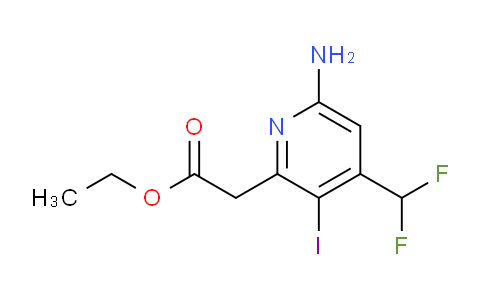 AM131362 | 1805369-05-4 | Ethyl 6-amino-4-(difluoromethyl)-3-iodopyridine-2-acetate