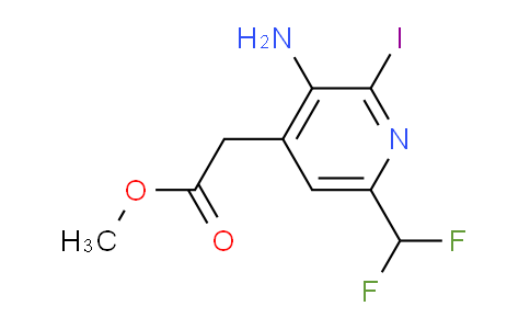 AM131369 | 1805368-87-9 | Methyl 3-amino-6-(difluoromethyl)-2-iodopyridine-4-acetate