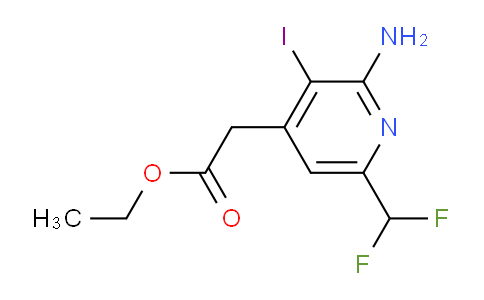 AM131370 | 1806793-02-1 | Ethyl 2-amino-6-(difluoromethyl)-3-iodopyridine-4-acetate