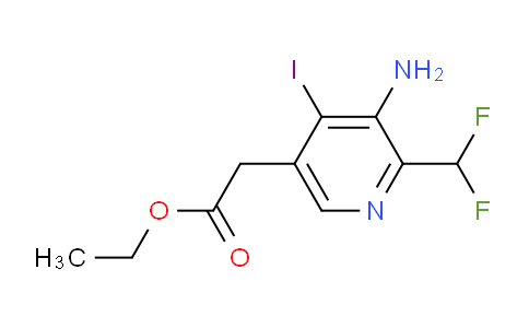 AM131377 | 1805369-35-0 | Ethyl 3-amino-2-(difluoromethyl)-4-iodopyridine-5-acetate
