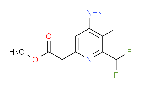 AM131382 | 1805216-87-8 | Methyl 4-amino-2-(difluoromethyl)-3-iodopyridine-6-acetate