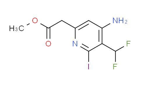 AM131383 | 1805216-93-6 | Methyl 4-amino-3-(difluoromethyl)-2-iodopyridine-6-acetate